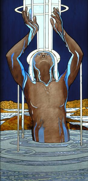 The Baptism of Jesus Stained Glass