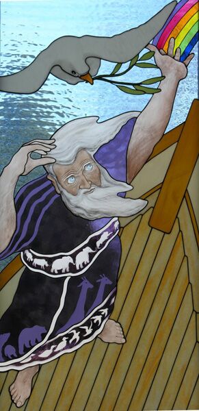 Noah Stained Glass