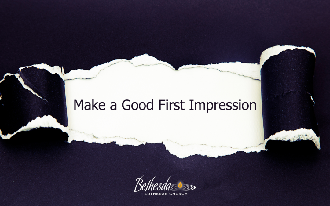 Every Sunday is a First Impression